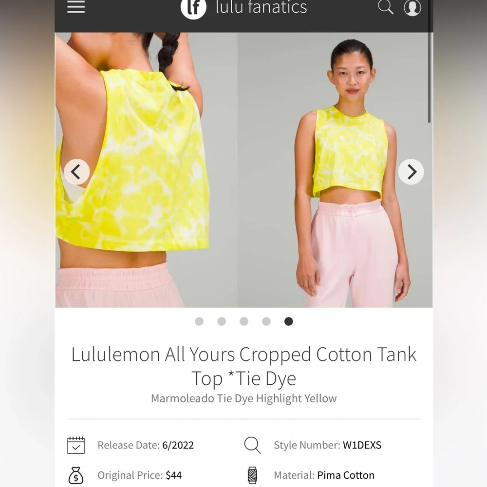 29- Lululemon Tank